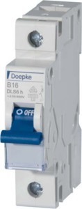 Doepke Doepke DLS6 h 6Amp Mcb Circuit Breaker Type B B6 