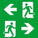 Pictogram for emergency luminaire Acrylic plate 4 0071 354 503