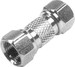Coax coupler Straight Plug/plug F 00620340
