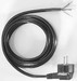 Power cord Earthed plug, angled Cable end sleeve 3 301.175