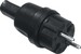 Plug with protective contact (SCHUKO) Rubber 740.002