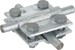 Connector for lightning protection Cross connector Steel 318251