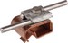 Connection clamp for lightning protection Gutter clamp 339157