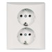 Socket outlet Protective contact 2 275404