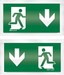 Pictogram for emergency luminaire Acrylic plate Exit EN10079030