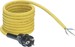 Power cord Earthed plug, straight Cable end sleeve 3 100444