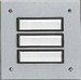 Doorbell panel 1 Aluminium 55801