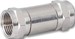 Coax coupler Straight Plug/plug F 273244