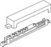 Equipotential bonding bar Surface mounting fix 409