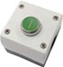 Push button, complete 1 Green Round 216522