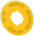 Text plate for control circuit devices Other Other Yellow 121372