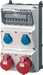 CEE socket outlet combination 1x16A5p400V 1x32A5p400V 930010