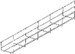 Mesh cable tray U-shape 60 mm 60 mm GR 60.060 E3