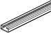 Support/Profile rail 2000 mm 28 mm 12 mm 2916/2 FO