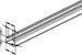 Support/Profile rail 2000 mm 35 mm 18 mm 2980/2 FO
