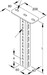 Ceiling profile for cable support system 800 mm HU 6040/800
