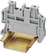 End bracket for terminal block Grey Screw less 3022276