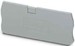 Endplate and partition plate for terminal block Grey 3030514