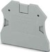 Endplate and partition plate for terminal block Grey 3047028