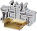 End bracket for terminal block Grey Screw less 3022218