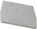 Endplate and partition plate for terminal block Grey 0310020