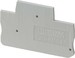 Endplate and partition plate for terminal block Grey 3212471