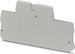 Endplate and partition plate for terminal block Grey 3208579
