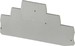Endplate and partition plate for terminal block Grey 3113771