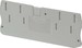 Endplate and partition plate for terminal block Grey 3212963