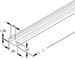 Support/Profile rail 3000 mm 30 mm 15 mm 15F2-3000-C