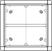 Mounting frame for door station 4 Aluminium 1883570