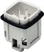 Contact insert for industrial connectors Pin Rectangular 700204