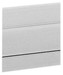 Cover strip for meter-/distribution board Plastic Grey 001691