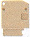 Endplate and partition plate for terminal block Beige 1784210000