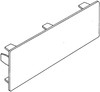 End piece for wall duct