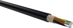 Low voltage power cable Al 150 mm² NAYY-J 4x150 SE S