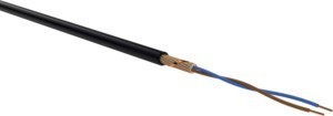 Low voltage power cable Cu, bare 2.5 mm² NYCY 2x2,5 RE/2,5 S
