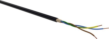 Low voltage power cable Cu, bare 2.5 mm² NYY-J 3x2,5 RE Ri.100