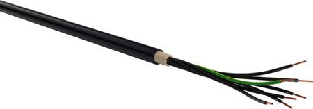 Low voltage power cable Cu, bare 2.5 mm² NYY-J 12x2,5 RE S