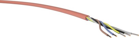 Flexible cable 0.5 mm² Class 5 = flexible SIHF-JB 5x0,5 Tr.500