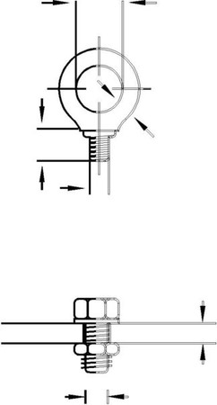 Eye bolt Steel Galvanic/electrolytic zinc plated 2 2480 002 000