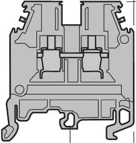 Feed-through terminal block 0.22 mm² 0.22 mm² 1SNA115116R0700