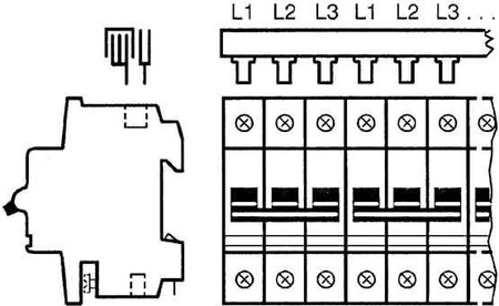 Phase busbar 3 GHV0360875R0011