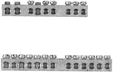 Rail terminal bar 1 Screw GJI2320131R0001