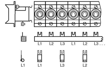 Phase busbar 3 GHV0360503R0022