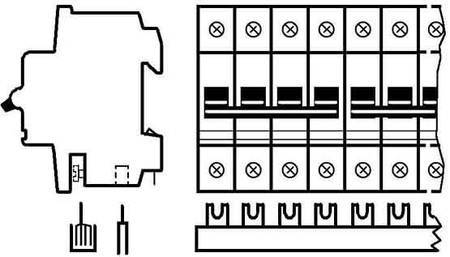 Phase busbar 4 GHV0360874R0041