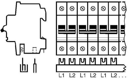 Phase busbar 2 GHV0360874R0031