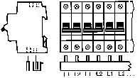 Phase busbar 2 2CDL220001R1058