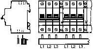 Phase busbar 3 2CDL230001R1048