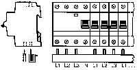 Phase busbar 3 57 17.5 mm 2CDL230002R1057